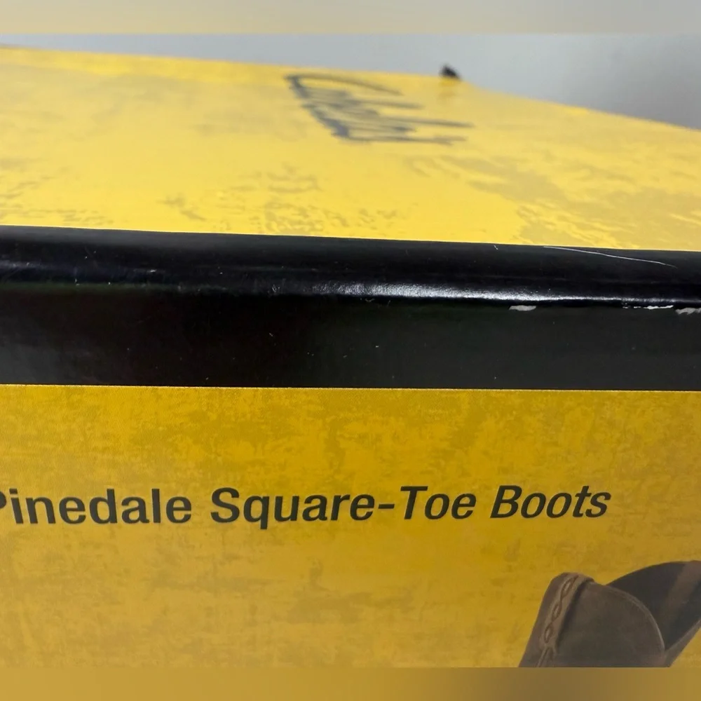 Cabela’s Pinedale Square Toe Leather Boots NIB New Men’s 13 - Picture 10 of 11